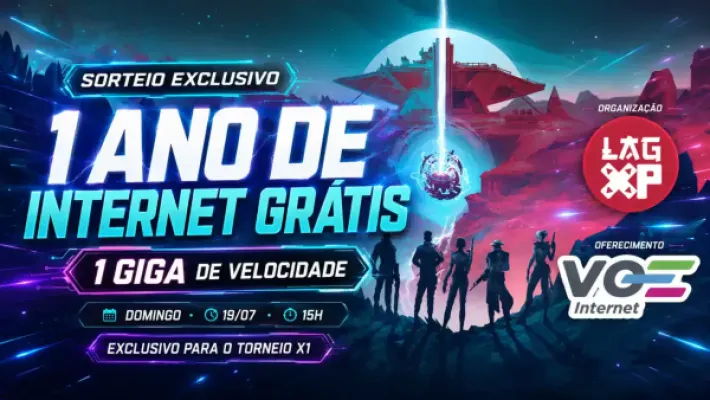 VOE INTERNET - SORTEIO 1 ANO DE INTERNET GRÁTIS