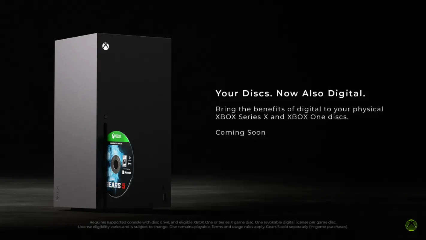 Xbox vai transformar jogos físicos elegíveis em licenças digitais