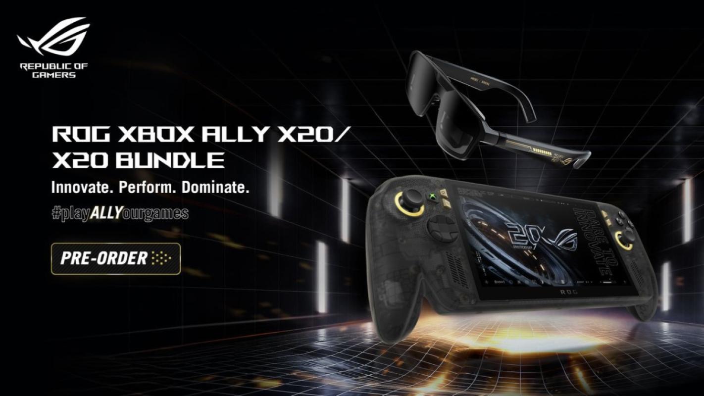 ROG Xbox Ally X20 com OLED entra em pré-venda por US$ 1.299