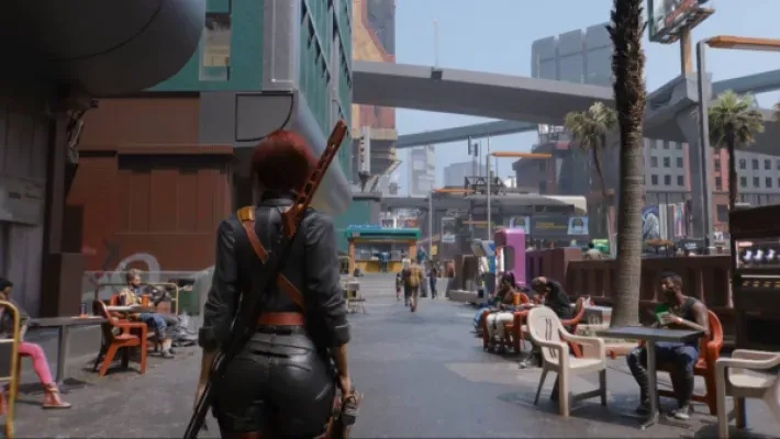 Mod adiciona câmera em terceira pessoa a Cyberpunk 2077
