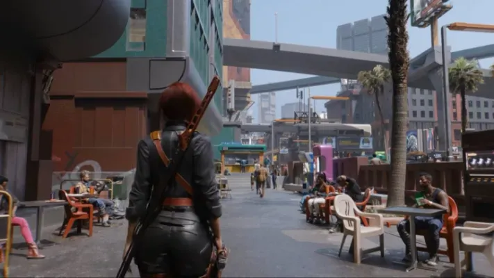 Mod adiciona câmera em terceira pessoa a Cyberpunk 2077