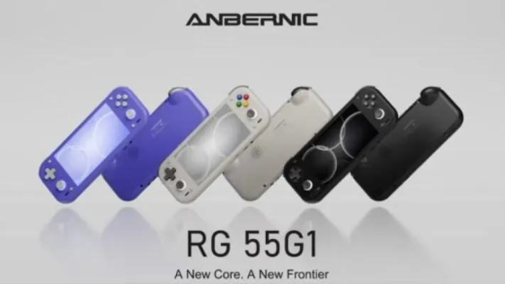 Anbernic RG 55G1 aposta em Snapdragon e controles Hall para emulação