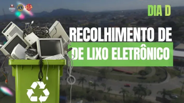 Aracruz promove Dia D de recolhimento de lixo eletrônico na Praça da Paz