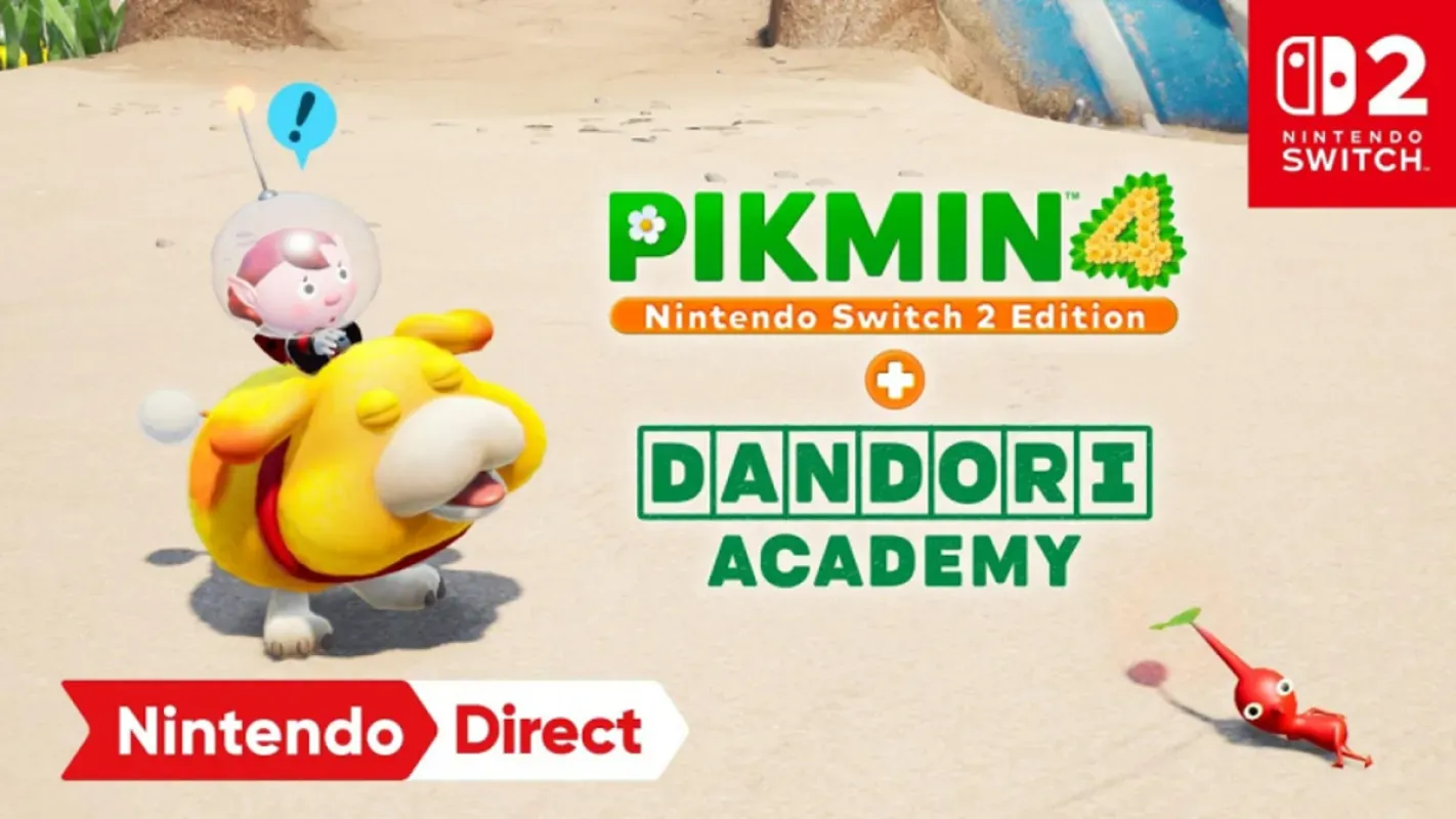 Pikmin 4 ganha edição Switch 2 com Dandori Academy e comandos de voz para Oatchi