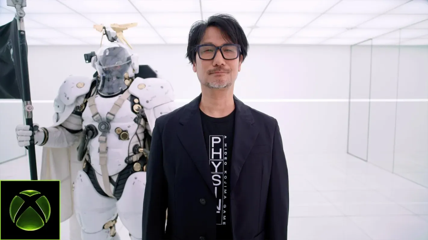 Hideo Kojima e robô em imagem oficial de Physint no Xbox TGS 2026