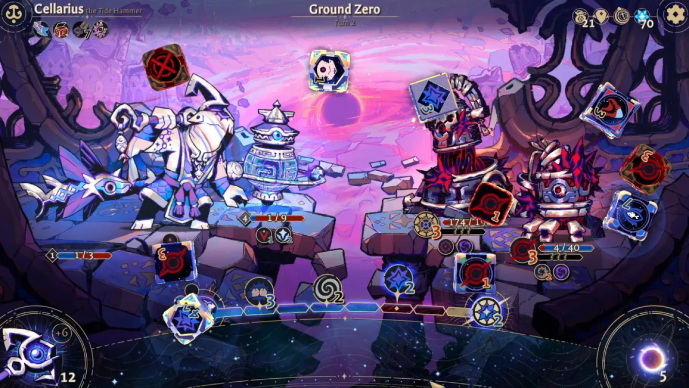 Cena de combate em Astrea: Six-Sided Oracles
