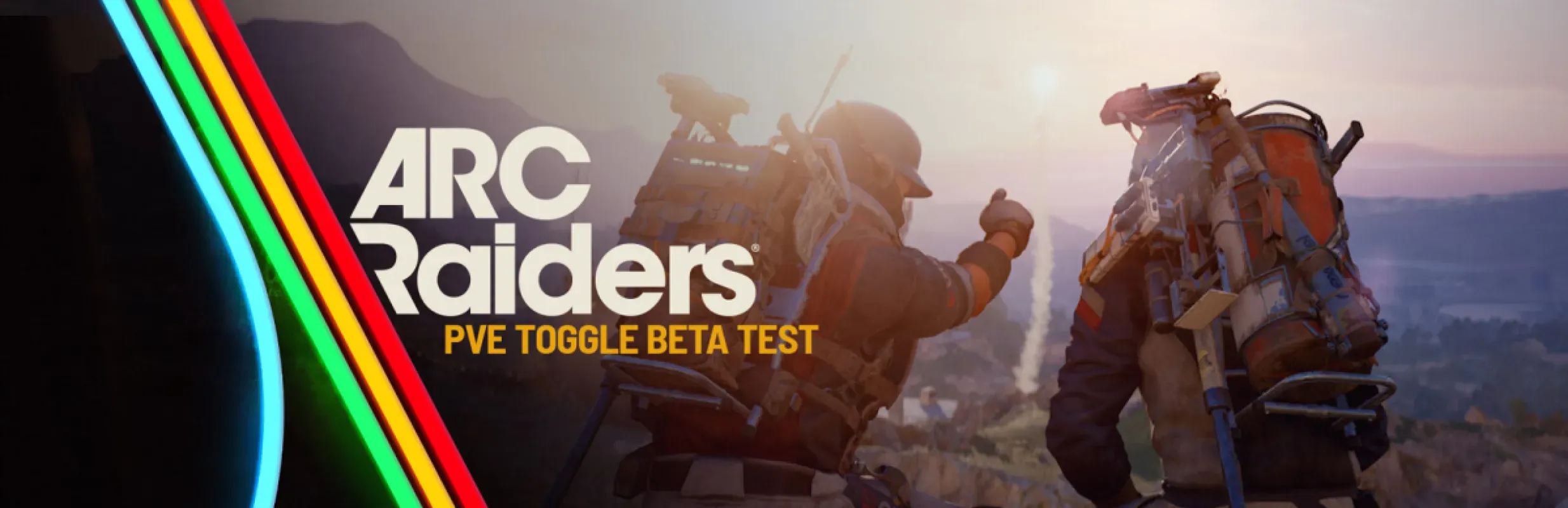 Jogadores de Arc Raiders em cenário de extração