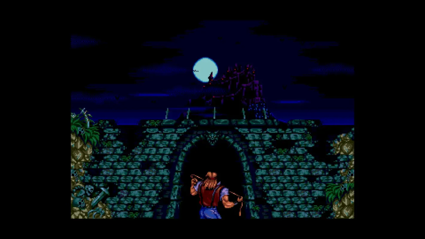 Cena clássica de Castlevania presente na Castlevania Anniversary Collection