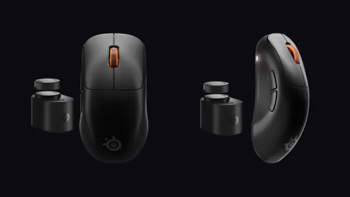 SteelSeries lança Sensei Pro e Rival Pro com UWB 8K e baterias trocáveis a quente