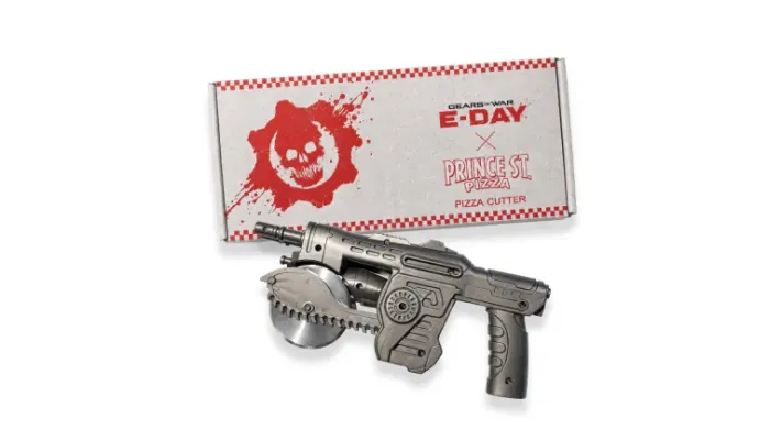 Gears of War: E-Day ganha cortador de pizza em formato de Lancer por US$ 60