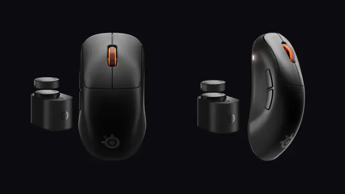 SteelSeries lança Sensei Pro e Rival Pro com UWB 8K e baterias trocáveis a quente