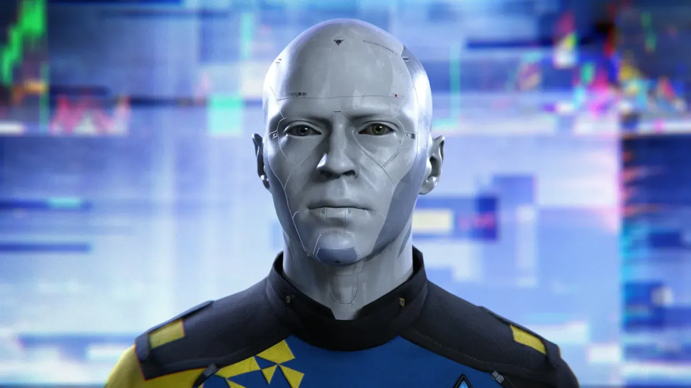 Cena de Detroit: Become Human, um dos jogos em promoção na Epic Games Store