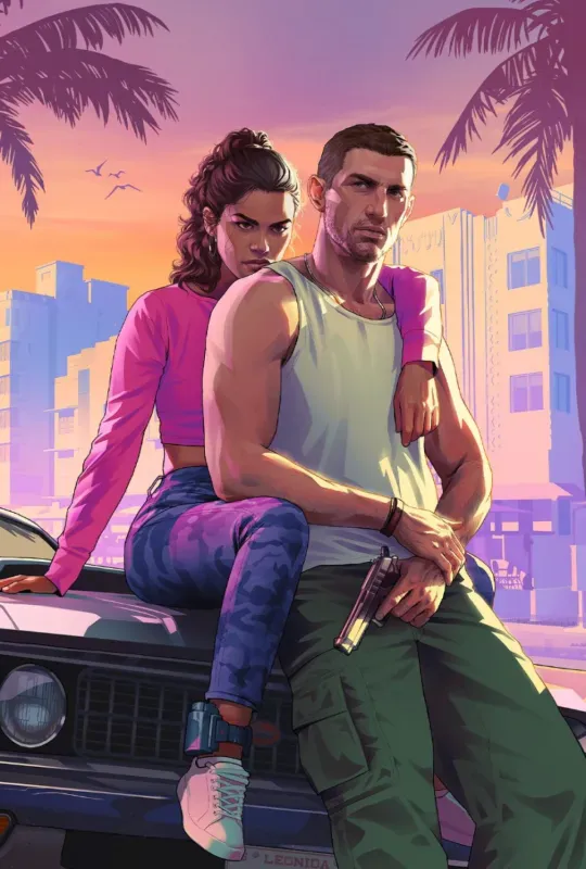 Imagem oficial de Grand Theft Auto VI, que será lançado em 19 de novembro