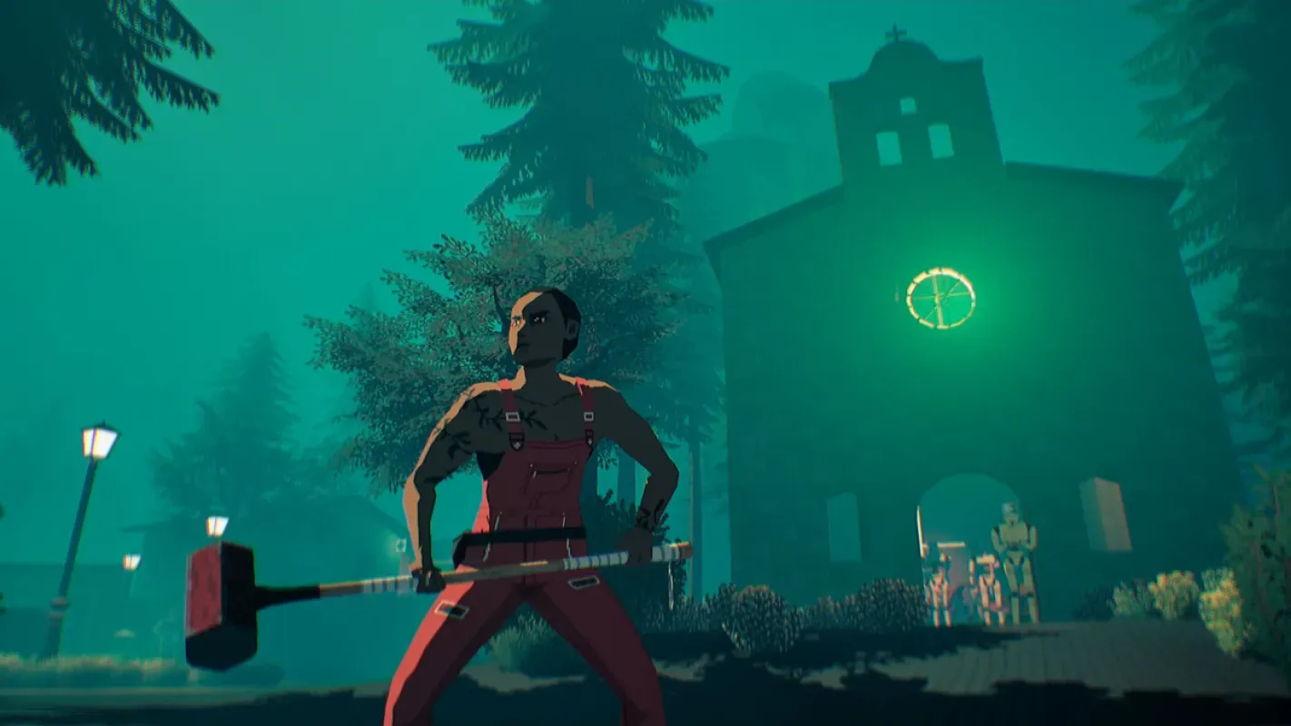 Cena de Virtue and a Sledgehammer, um dos jogos da Devolver Digital na BGS 2026