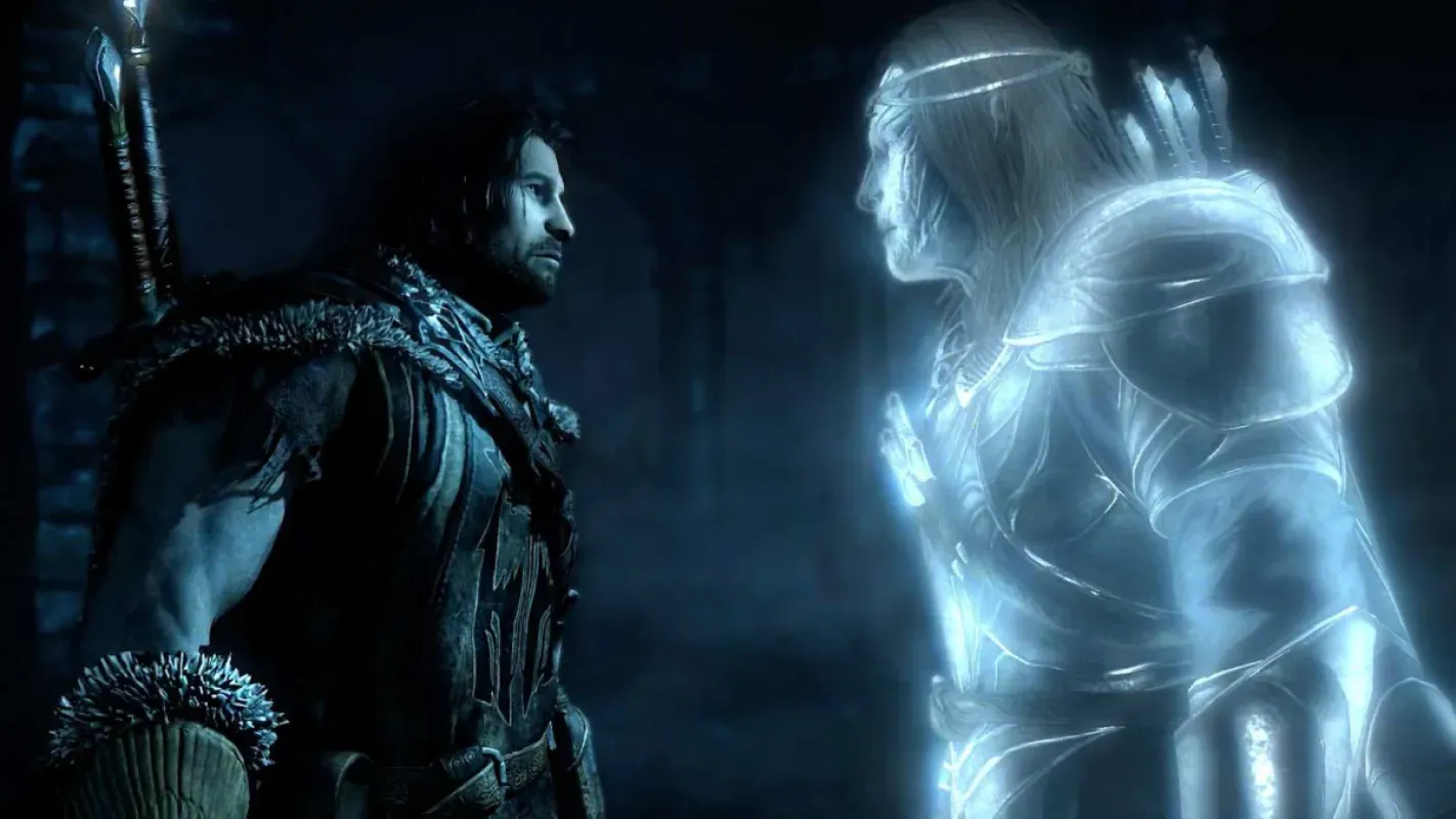 Talion e o espectro de Celebrimbor em Middle-earth: Shadow of Mordor no Switch 2