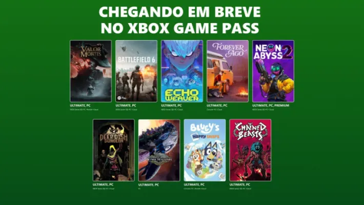 Game Pass de outubro: Battlefield 6, Valor Mortis e o brasileiro Deep Dish Dungeon