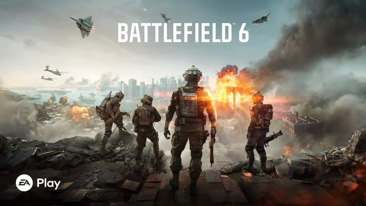 Arte oficial de Battlefield 6, que chega ao Xbox Game Pass em 13 de outubro