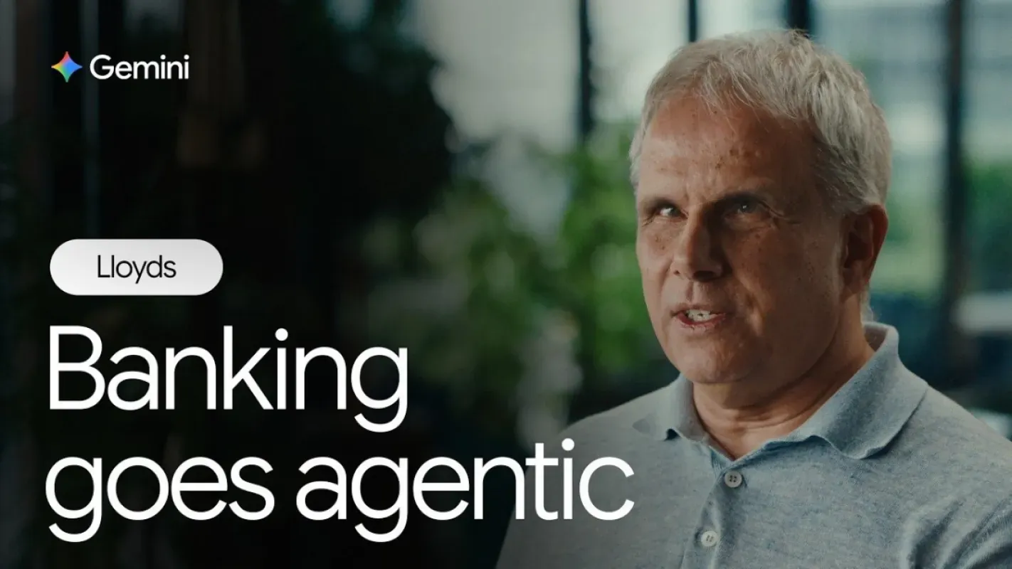 Vídeo do Lloyds Banking Group sobre o uso de agentes do Gemini