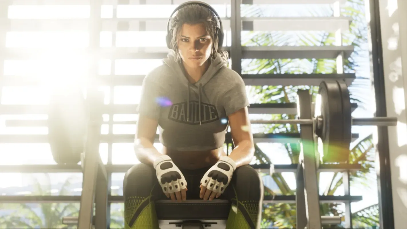 Lucia Caminos, protagonista de GTA 6, em imagem oficial da Rockstar Games