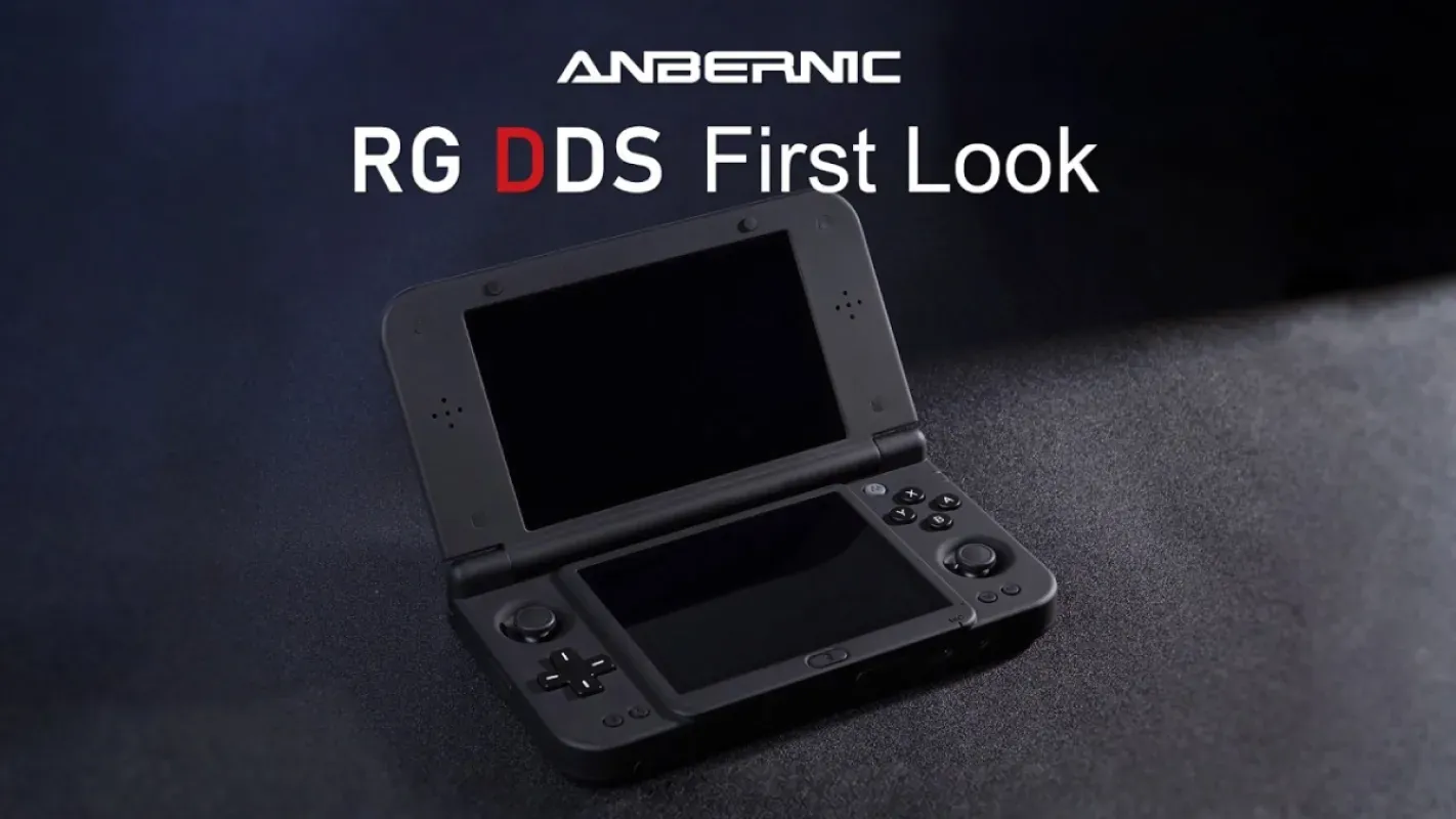 Anbernic RG DDS em imagem do vídeo First Look divulgado pela fabricante