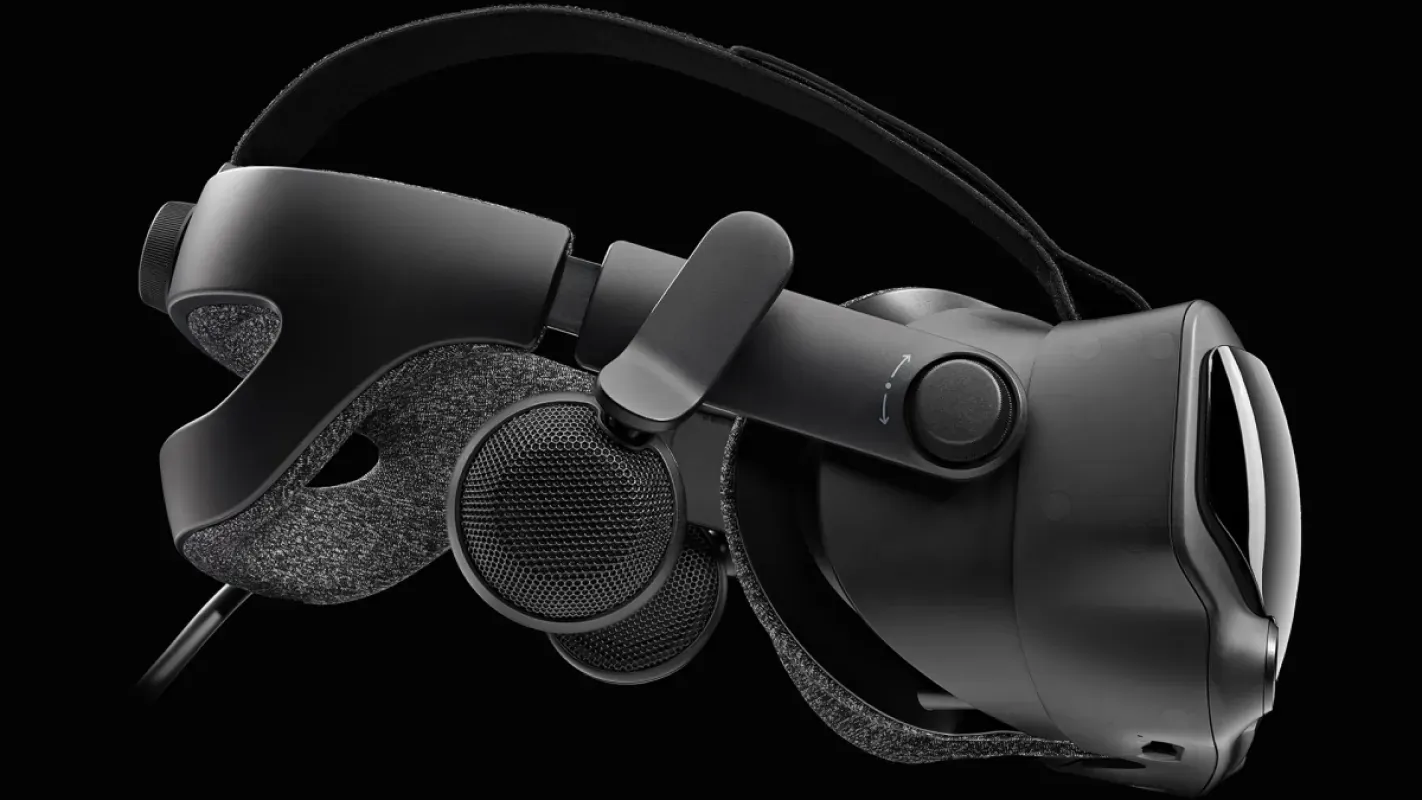 Headset Valve Index em imagem oficial da Steam