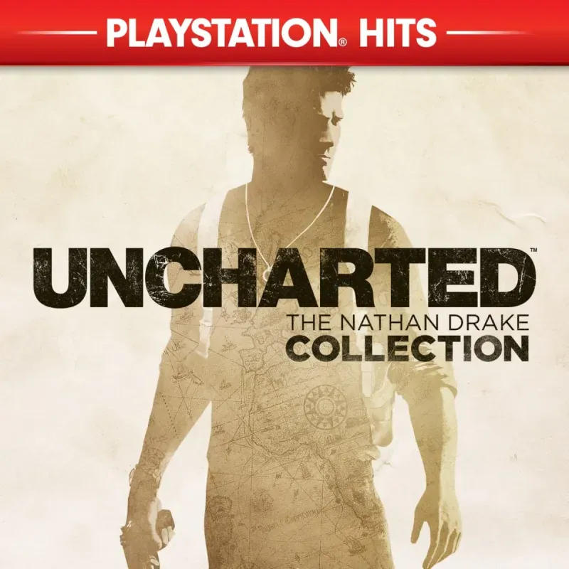 Arte de UNCHARTED: The Nathan Drake Collection na PlayStation Store, com Nathan Drake