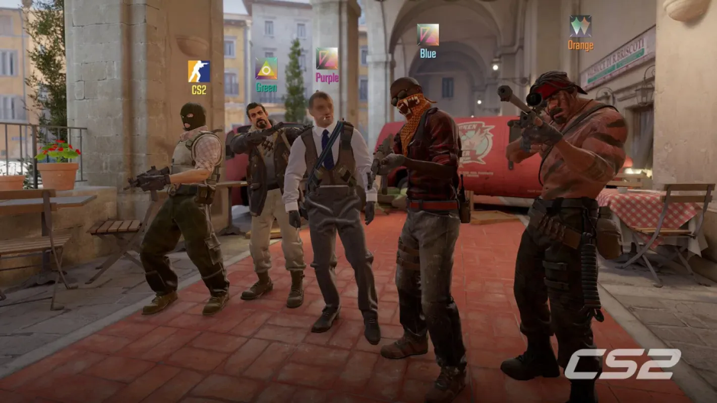 Jogadores em mapa de Counter-Strike 2 em imagem oficial da Valve
