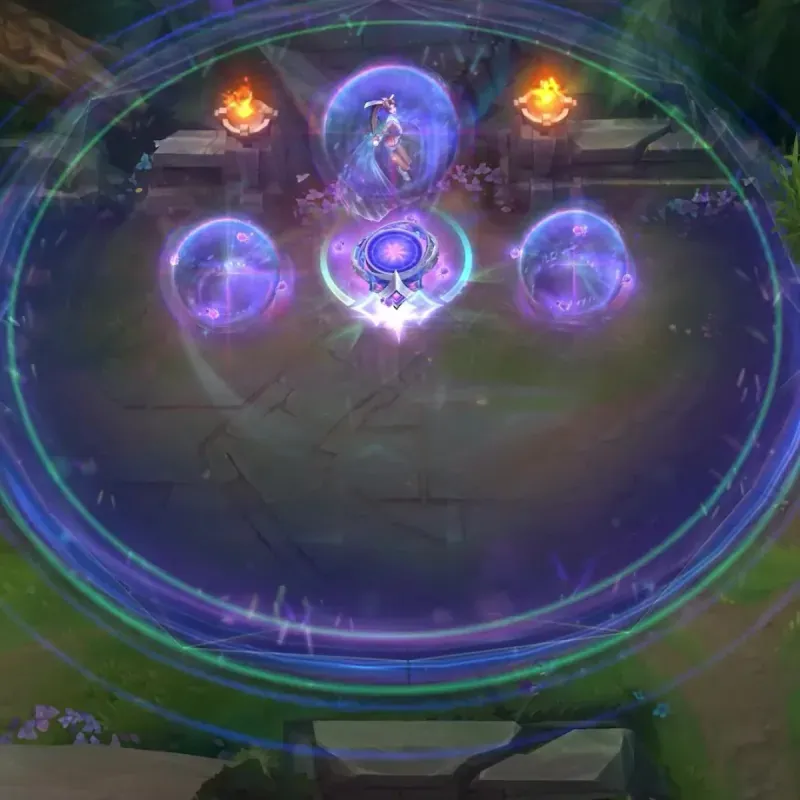 Heartsong Seraphine usando habilidade em vídeo oficial de prévia da skin