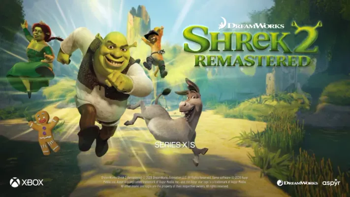 Shrek 2 Remastered vaza na loja do Xbox com cooperativo para quatro jogadores