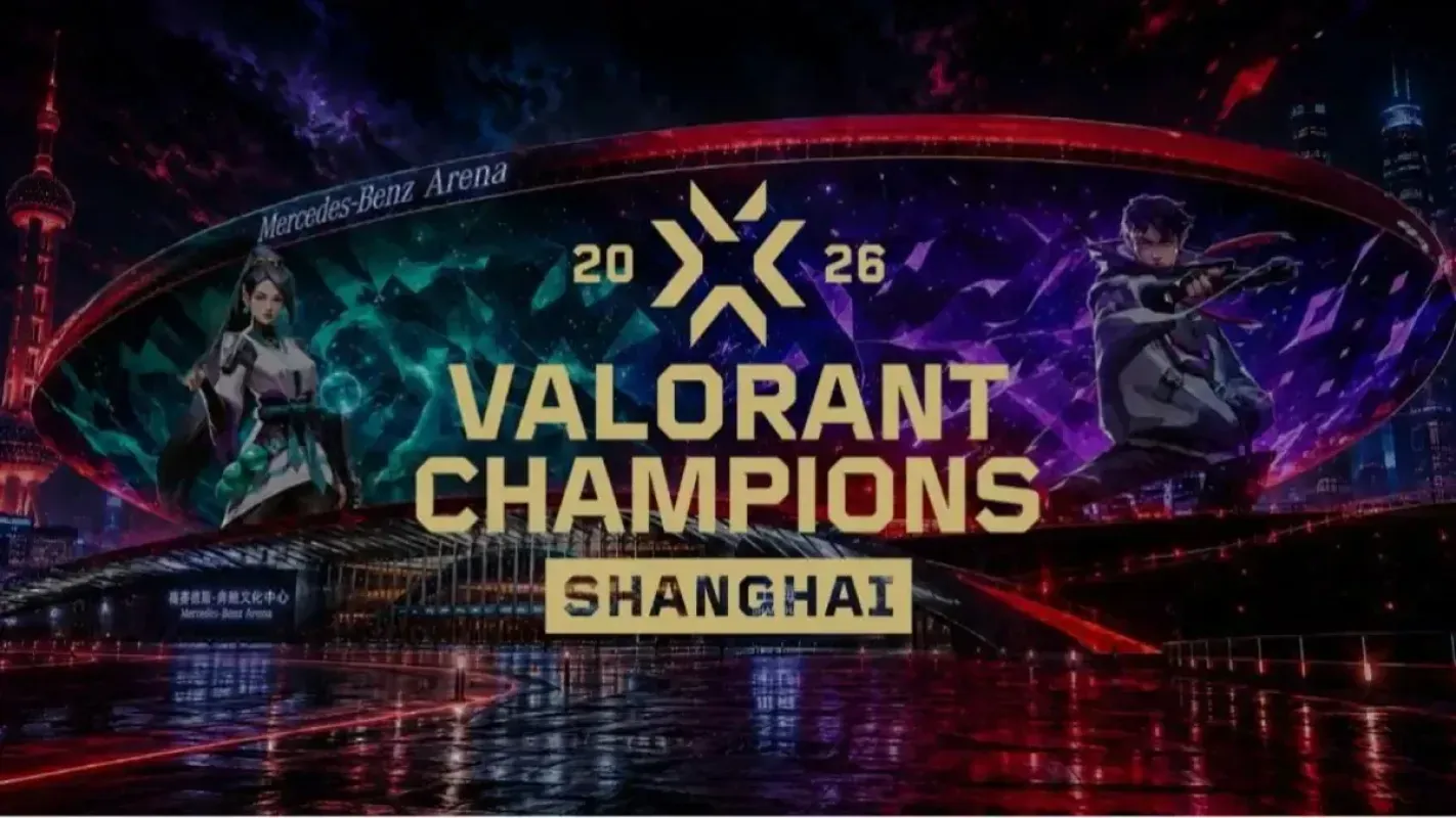 Arte oficial do VALORANT Champions Shanghai 2026
