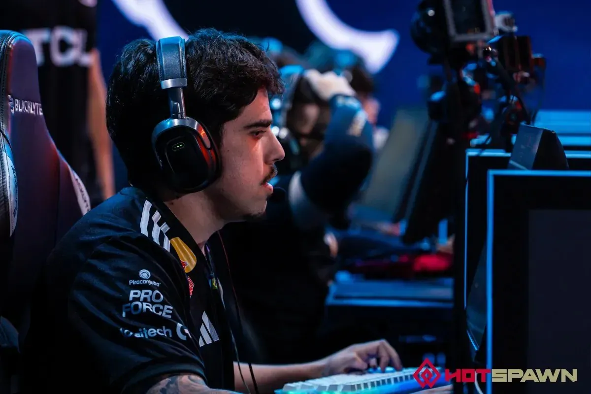 yuurih, da FURIA, durante partida do Thunderpick World Championship