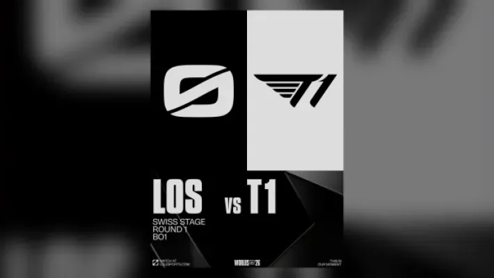 LOS enfrenta a T1 na estreia da fase suíça do Worlds 2026; Karmine Corp fecha a chave