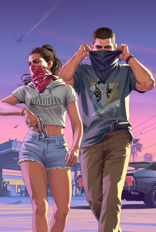 Arte oficial de Grand Theft Auto VI divulgada pela Rockstar Games