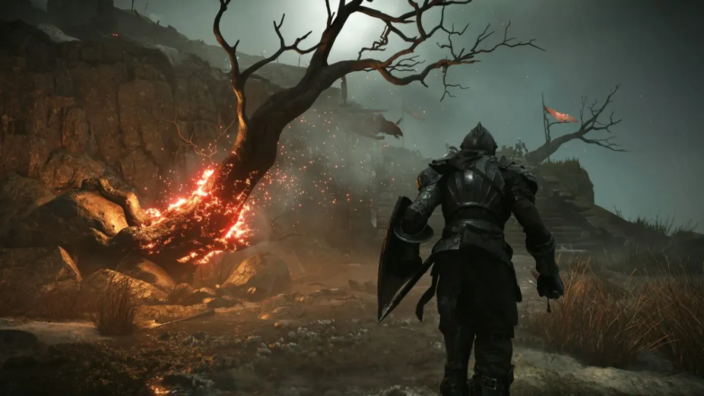 Arte oficial do remake de Demon's Souls para PS5