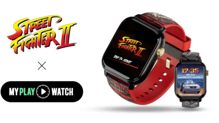 Relógio oficial de Street Fighter II traz versão jogável do clássico para o pulso