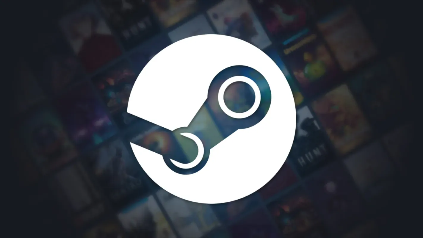 Logotipo da Steam, loja de jogos para PC da Valve