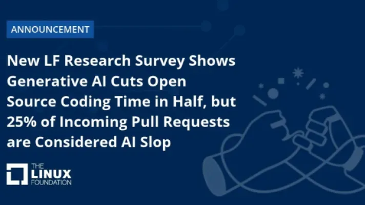 Um quarto dos pull requests em projetos open source é "AI slop", aponta Linux Foundation