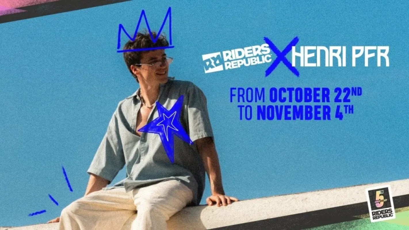 Arte do show de Henri PFR em Riders Republic, de 22 de outubro a 4 de novembro