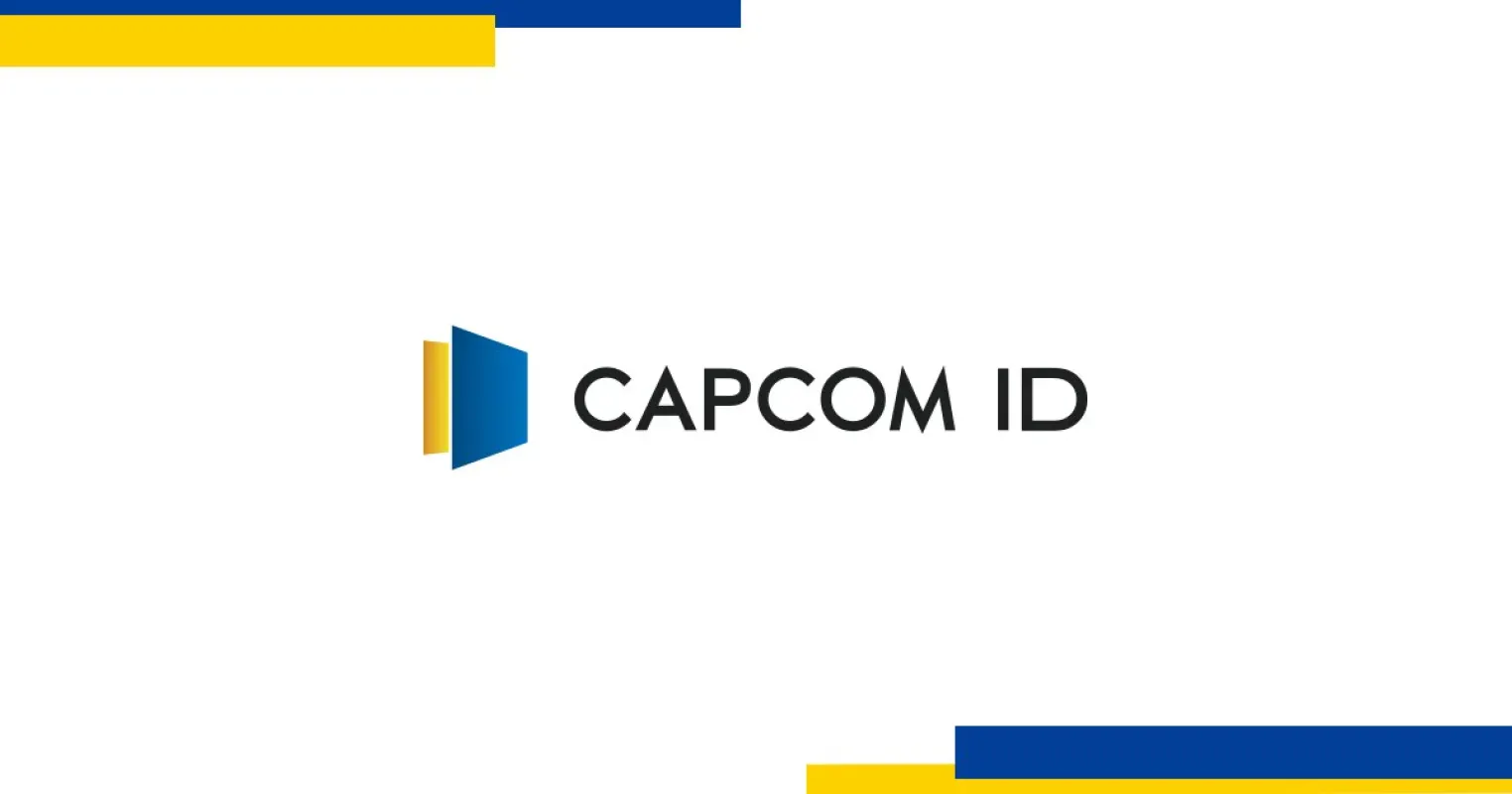Logotipo do CAPCOM ID, a conta unificada da Capcom