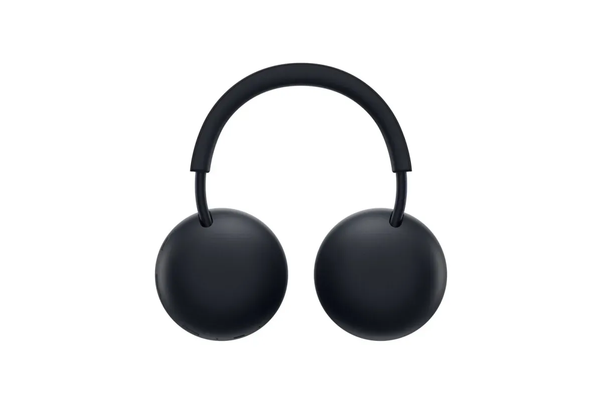 Headset PlayStation Pulse na cor Midnight Black visto de frente