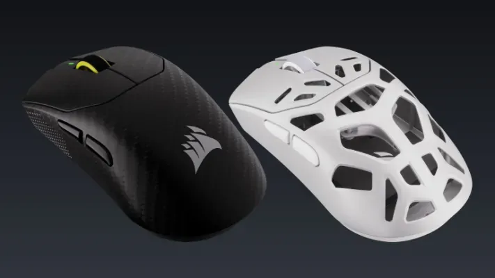 Corsair lança mouses Sabre V3 Pro PureVector com DPI por direção e versão de magnésio