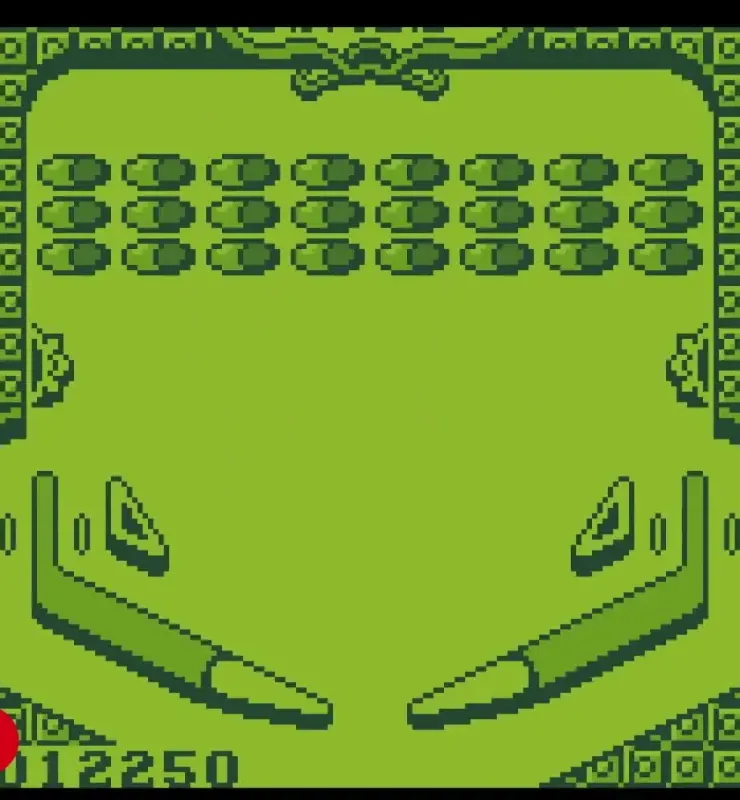 Mesa de Pinball: Revenge of the 'Gator, da HAL Laboratory, no Game Boy: Nintendo Classics