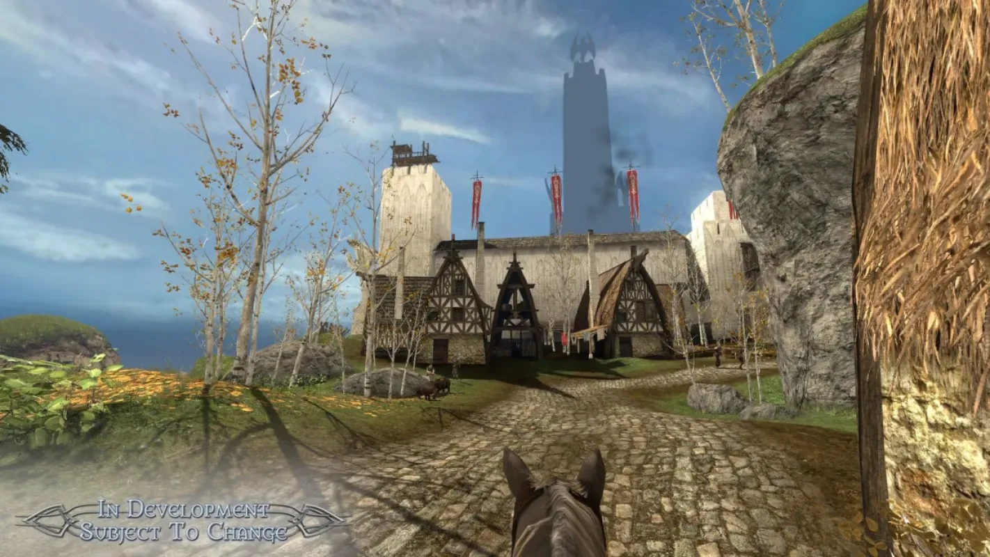 Vila medieval em captura de Dark Messiah of Might & Magic: Community Edition