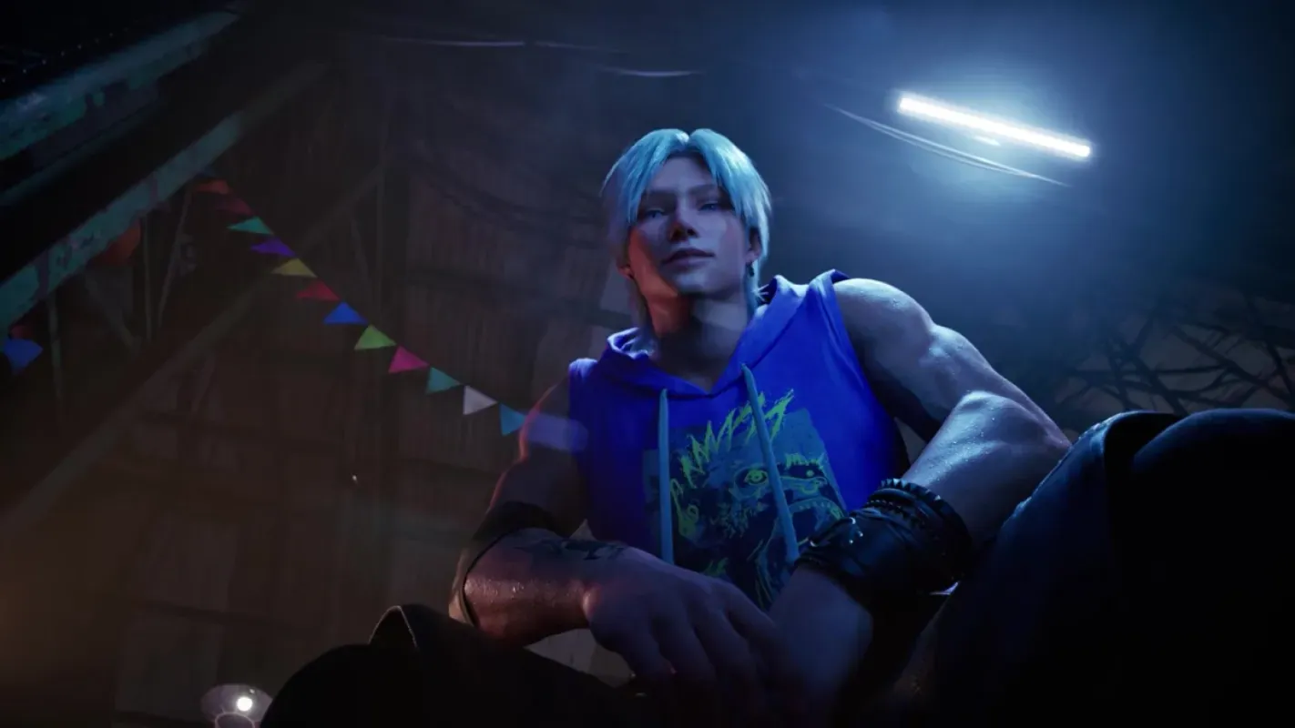 Cena de luta do trailer de Lionel Rafale em Virtua Fighter Crossroads